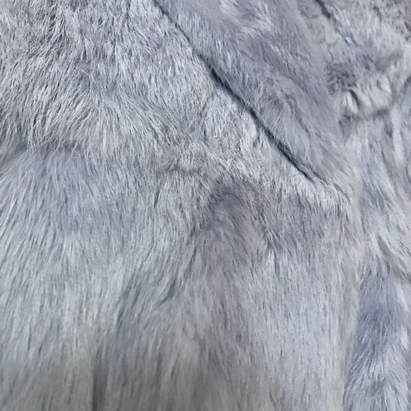 Xoxo genuine rabbit fur jacket, lilac - Picture 3 of 3